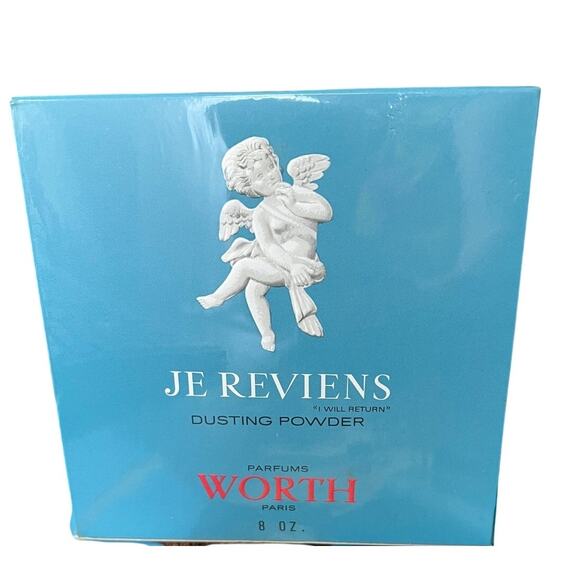 Vintage Je Reviens Paris SEALED Dusting Powder, 8 oz - Picture 1 of 2